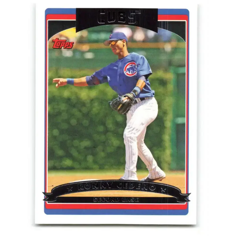 2006 Topps Update #122 Ronny Cedeno EX Excellent Chicago Cubs Baseball Card - Baseball Card Single