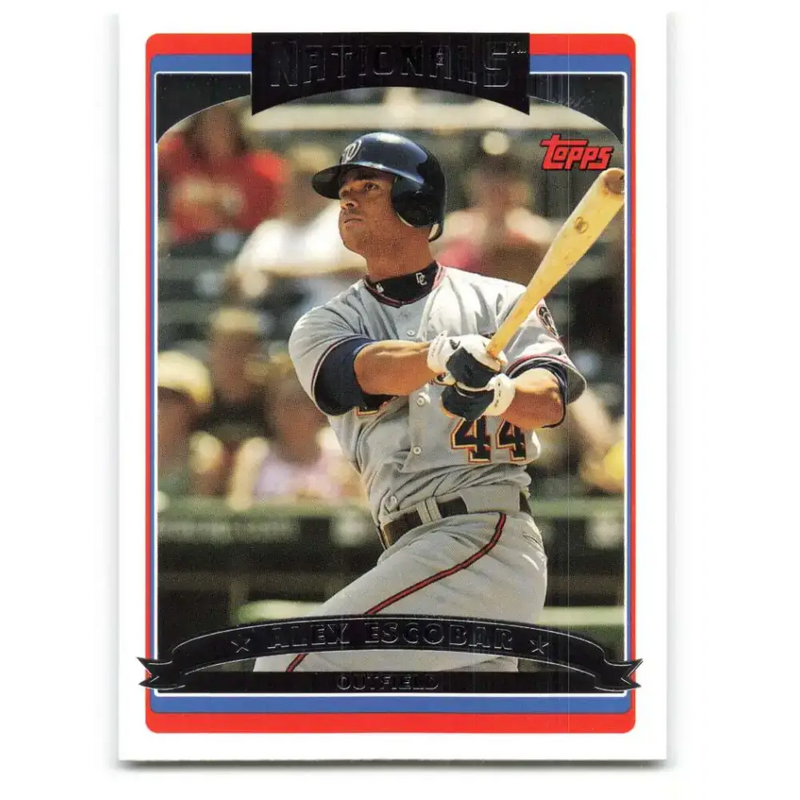 2006 Topps Update #125 Alex Escobar EX Excellent Washington Nationals Baseball Card - Baseball Card Single