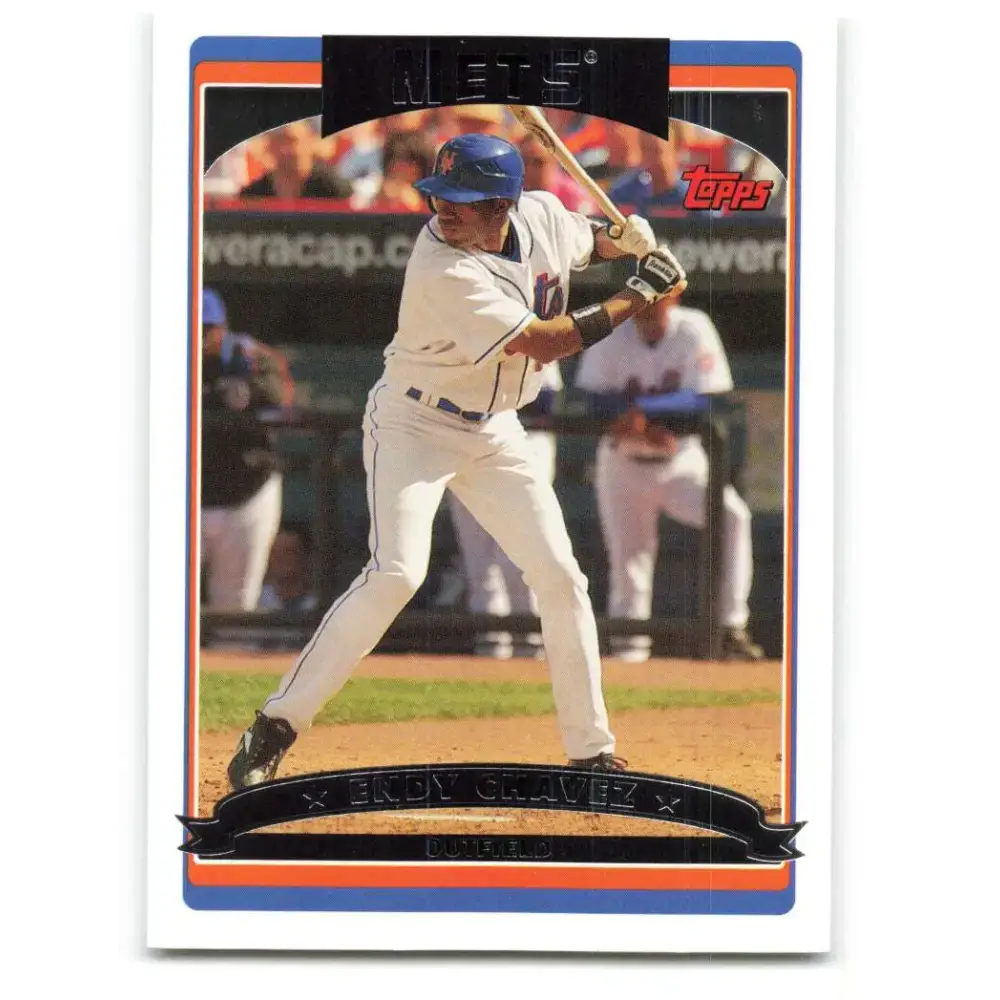 2006 Topps Update #126 Endy Chavez EX Excellent New York Mets Baseball Card - Baseball Card Single