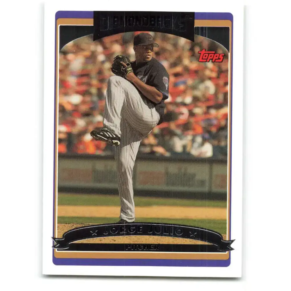 2006 Topps Update #127 Jorge Julio EX Excellent Arizona Diamondbacks Baseball Card - Baseball Card Single