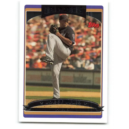 2006 Topps Update #127 Jorge Julio EX Excellent Arizona Diamondbacks Baseball Card