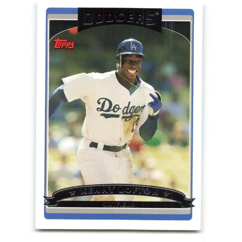 2006 Topps Update #128 Kenny Lofton EX Excellent Los Angeles Dodgers Baseball Card - Baseball Card Single