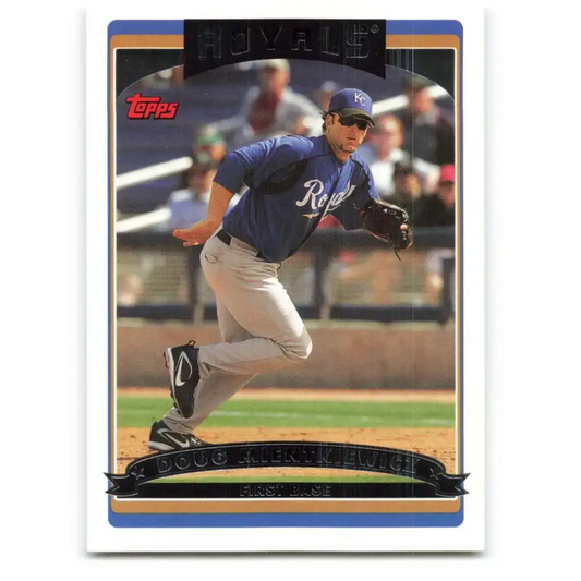 2006 Topps Update #13 Doug Mientkiewicz EX Excellent Kansas City Royals Baseball Card - Baseball Card Single