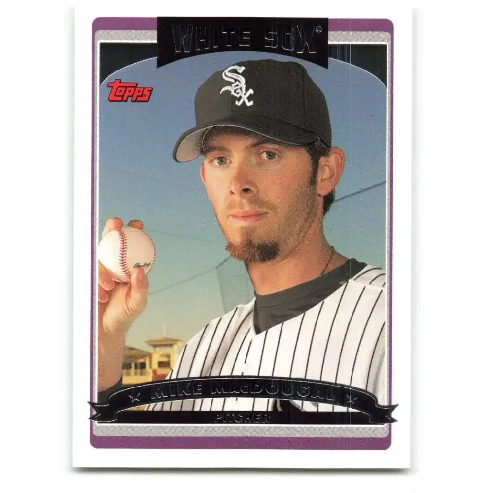 2006 Topps Update #132 Mike MacDougal EX Excellent Chicago White Sox Baseball Card - Baseball Card Single