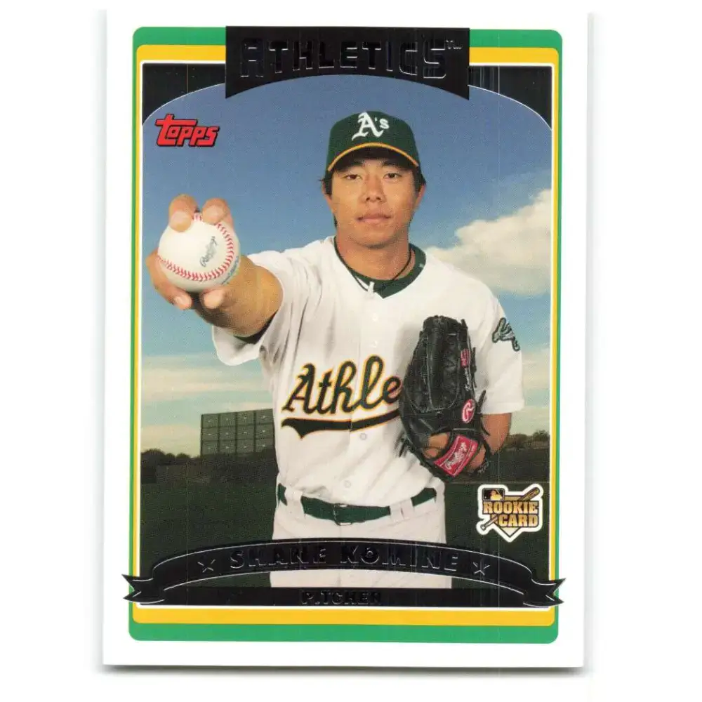 2006 Topps Update #134 Shane Komine EX Excellent RC Rookie Oakland Athletics Baseball Card - Baseball Card Single
