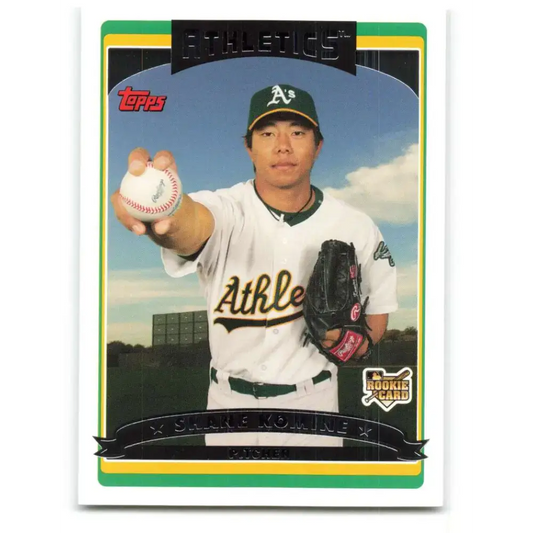 2006 Topps Update #134 Shane Komine EX Excellent RC Rookie Oakland Athletics Baseball Card