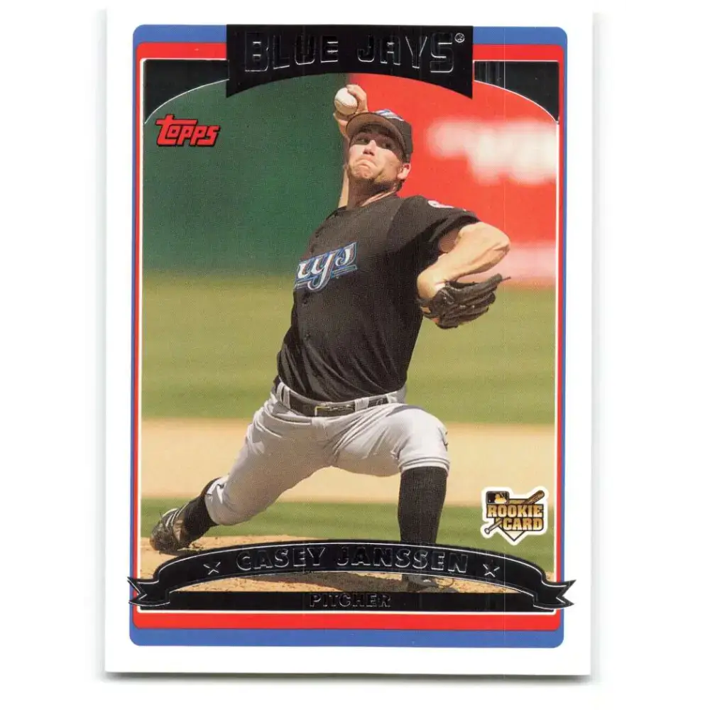 2006 Topps Update #135 Casey Janssen EX Excellent RC Rookie Toronto Blue Jays Baseball Card - Baseball Card Single