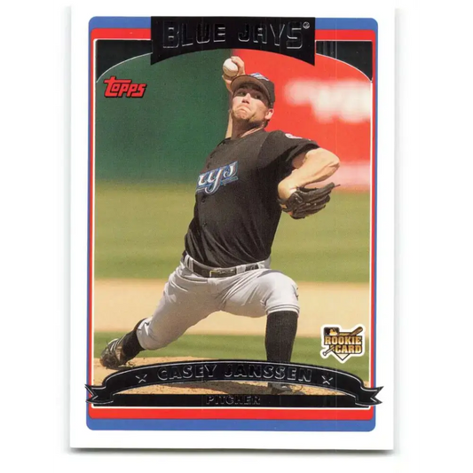 2006 Topps Update #135 Casey Janssen EX Excellent RC Rookie Toronto Blue Jays Baseball Card
