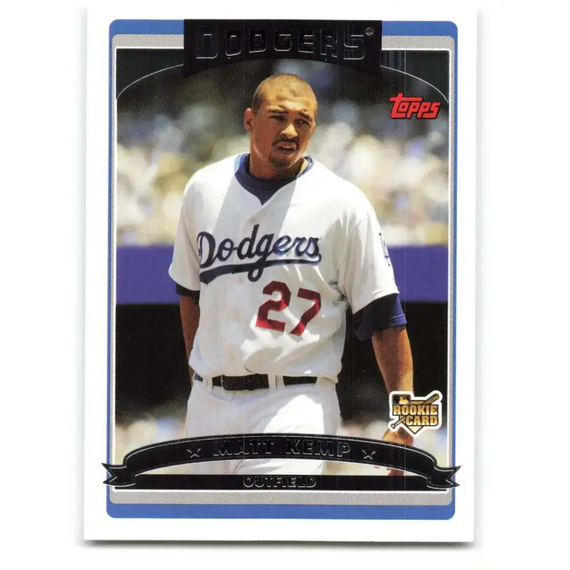 2006 Topps Update #138 Matt Kemp EX Excellent RC Rookie Los Angeles Dodgers Baseball Card - Baseball Card Single