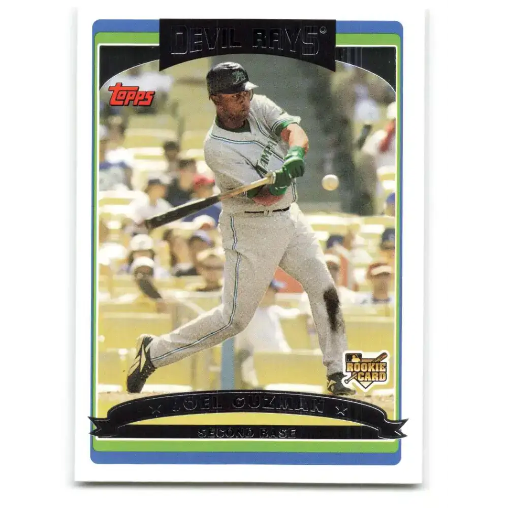 2006 Topps Update #141 Joel Guzman EX Excellent RC Rookie Tampa Bay Devil Rays Baseball Card - Baseball Card Single
