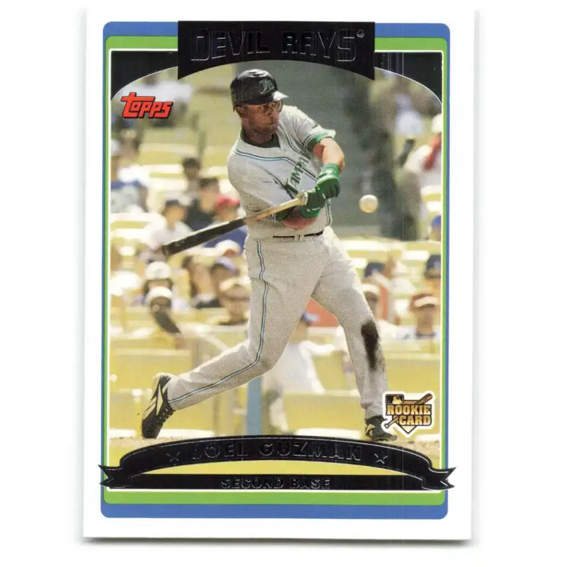 2006 Topps Update #141 Joel Guzman EX Excellent RC Rookie Tampa Bay Devil Rays Baseball Card - Baseball Card Single