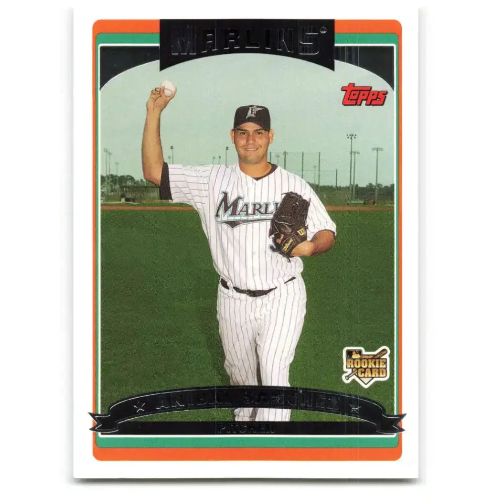 2006 Topps Update #142 Anibal Sanchez EX Excellent RC Rookie Florida Marlins Baseball Card - Baseball Card Single