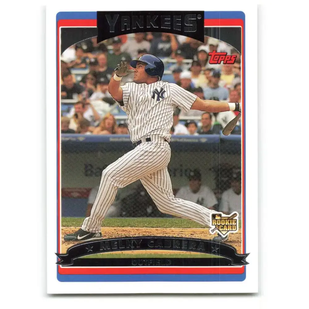 2006 Topps Update #143 Melky Cabrera EX Excellent RC Rookie New York Yankees Baseball Card - Baseball Card Single