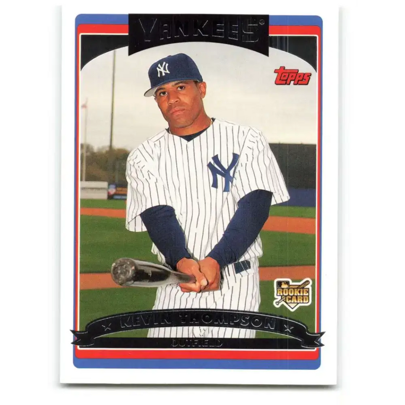 2006 Topps Update #148 Kevin Thompson EX Excellent RC Rookie New York Yankees Baseball Card - Baseball Card Single