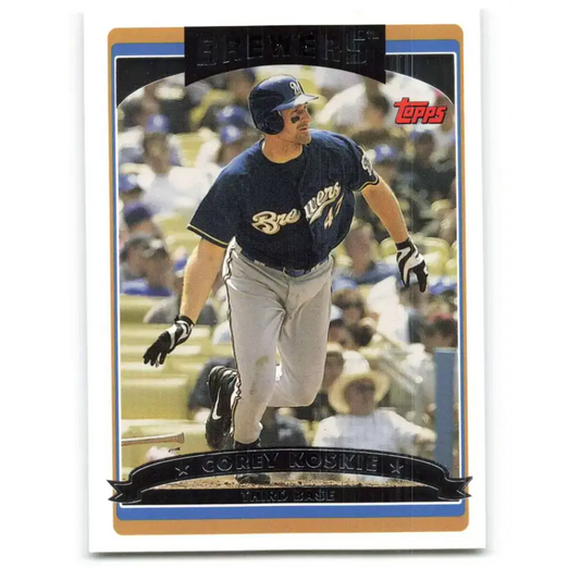 2006 Topps Update #15 Corey Koskie EX Excellent Milwaukee Brewers Baseball Card