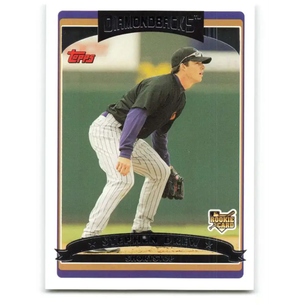 2006 Topps Update #150 Stephen Drew EX Excellent RC Rookie Arizona Diamondbacks Baseball Card - Baseball Card Single