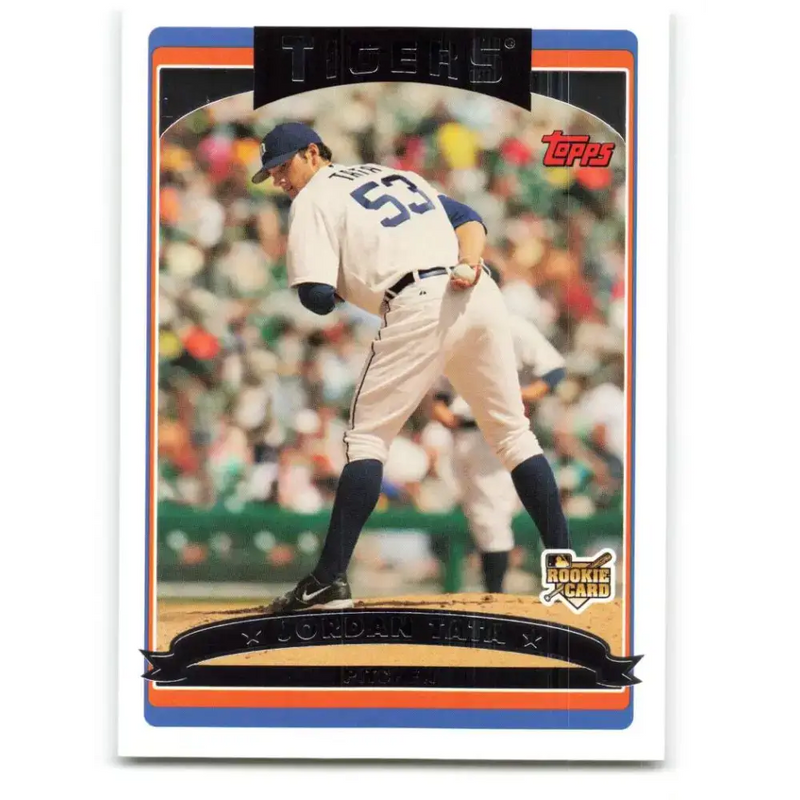 2006 Topps Update #152 Jordan Tata EX Excellent RC Rookie Detroit Tigers Baseball Card