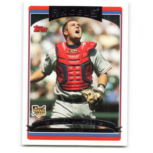 2006 Topps Update #153 Mike Napoli EX Excellent RC Rookie Los Angeles Angels Baseball Card