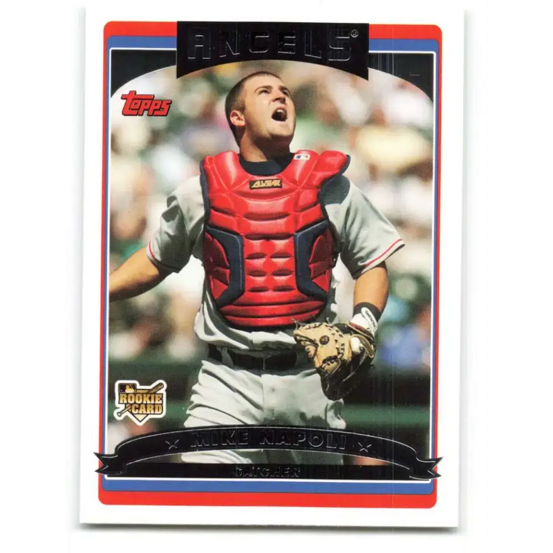 2006 Topps Update #153 Mike Napoli EX Excellent RC Rookie Los Angeles Angels Baseball Card - Baseball Card Single