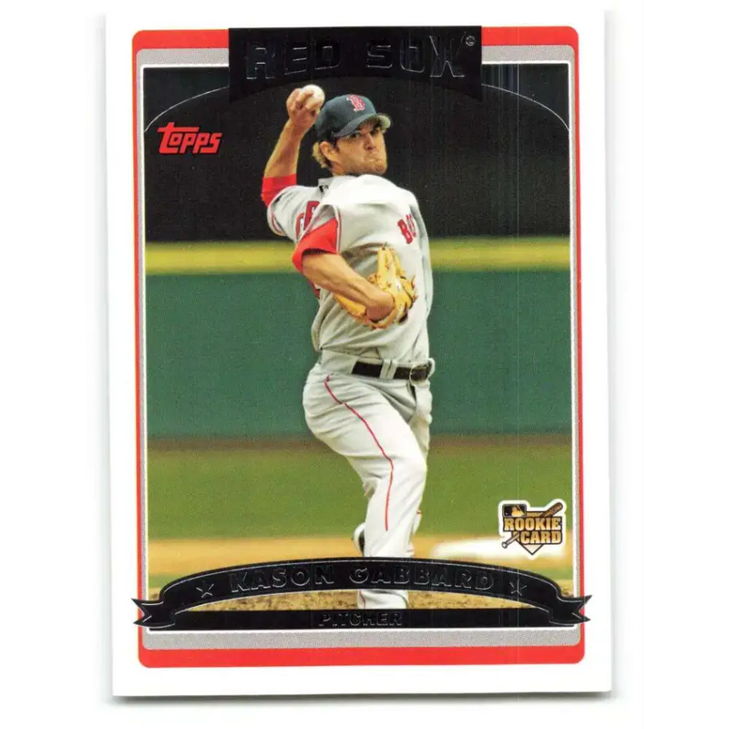 2006 Topps Update #154 Kason Gabbard EX Excellent RC Rookie Boston Red Sox Baseball Card - Baseball Card Single