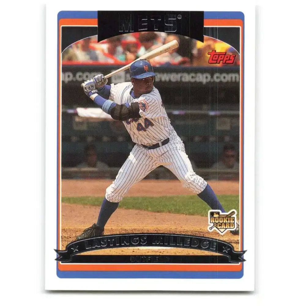2006 Topps Update #155 Lastings Milledge EX Excellent RC Rookie New York Mets Baseball Card - Baseball Card Single