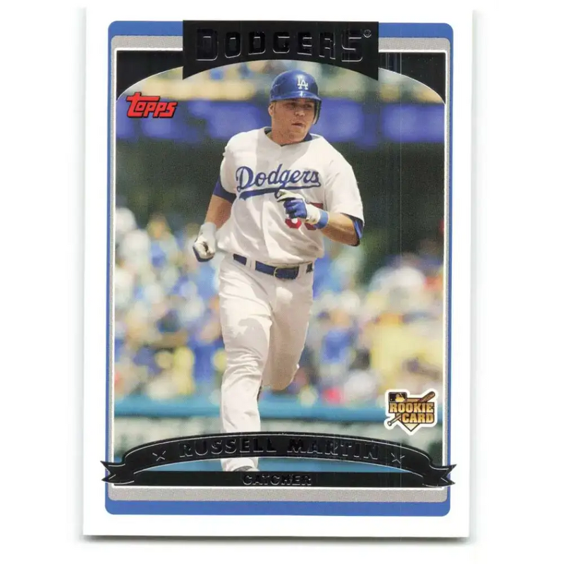 2006 Topps Update #158 Russ Martin EX Excellent RC Rookie Los Angeles Dodgers Baseball Card - Baseball Card Single