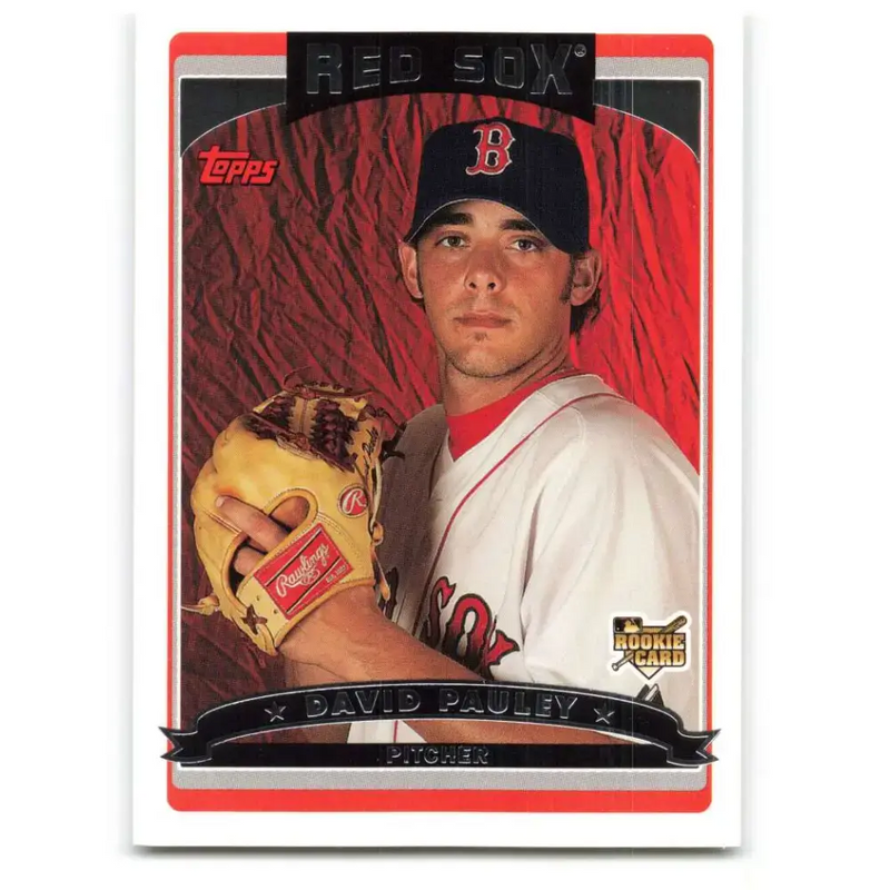 2006 Topps Update #159 David Pauley EX Excellent RC Rookie Boston Red Sox Baseball Card - Baseball Card Single
