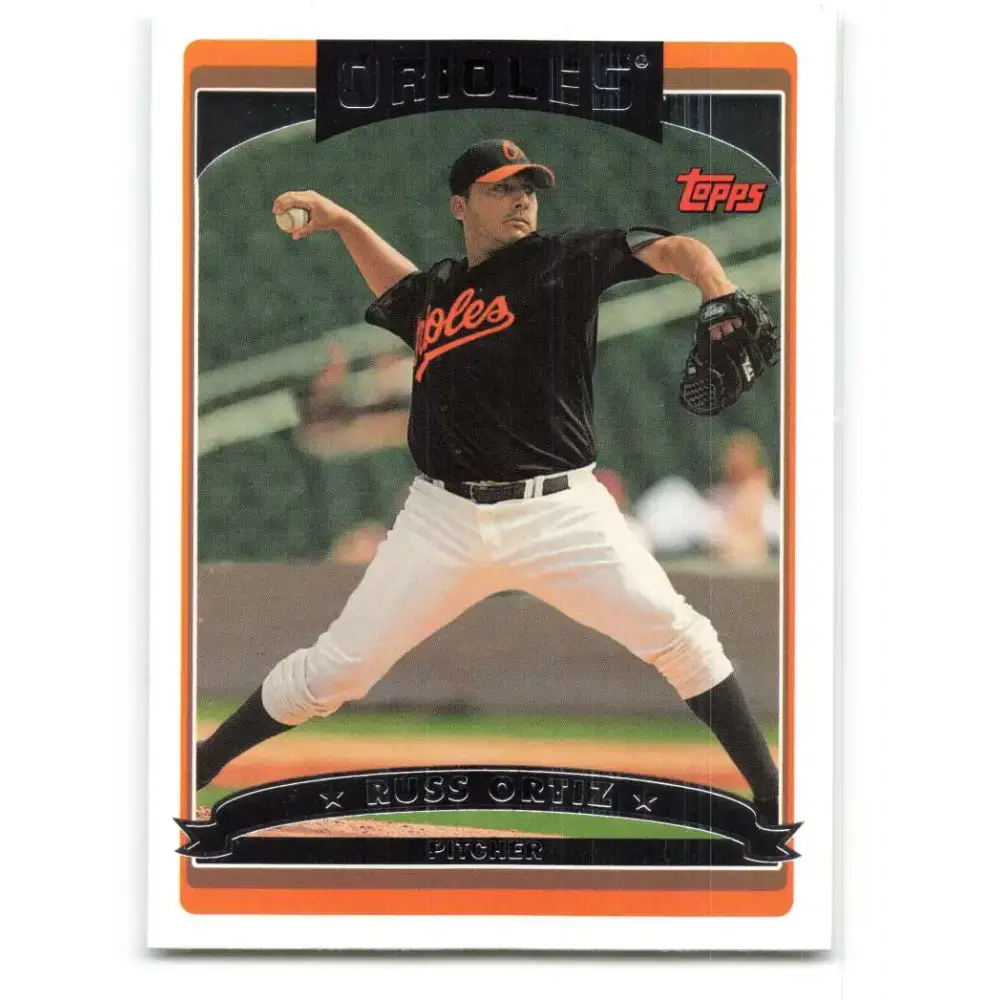 2006 Topps Update #16 Russ Ortiz EX Excellent Baltimore Orioles Baseball Card - Baseball Card Single