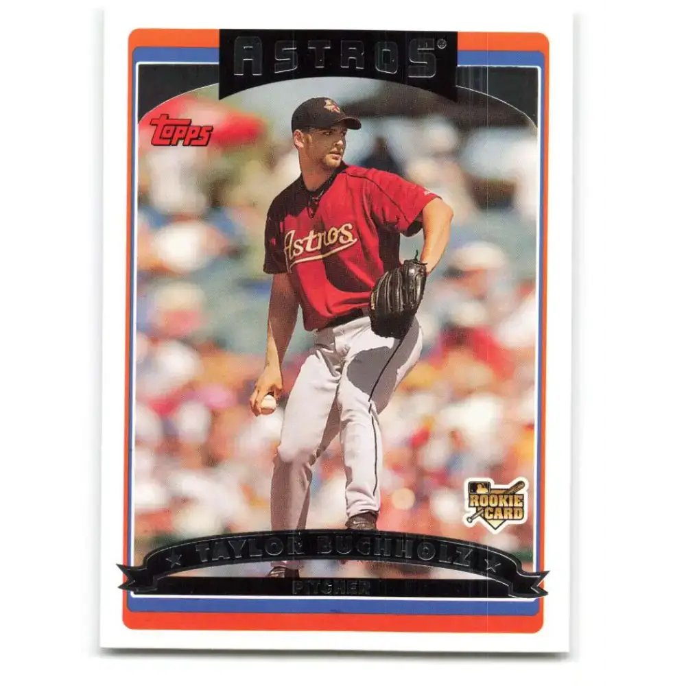 2006 Topps Update #163 Taylor Buchholz EX Excellent RC Rookie Houston Astros Baseball Card - Baseball Card Single