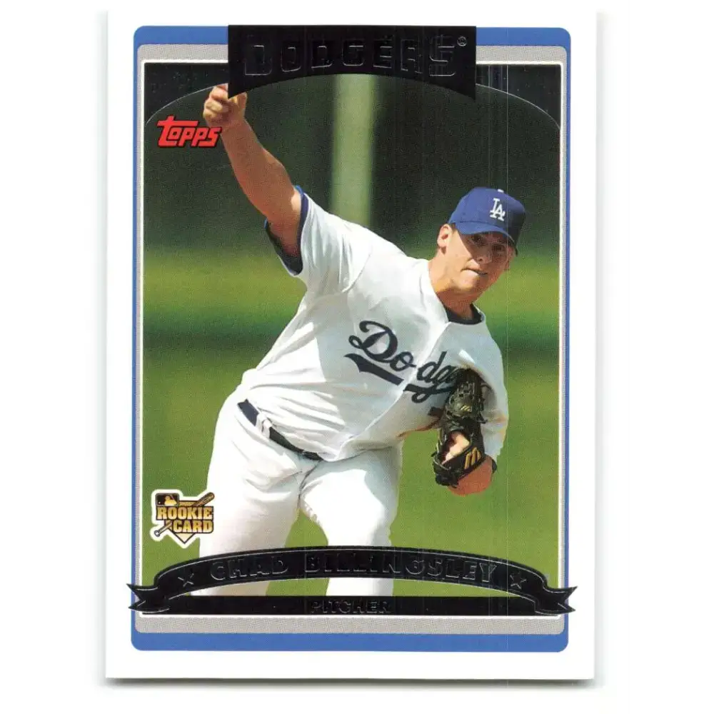 2006 Topps Update #165 Chad Billingsley EX Excellent RC Rookie Los Angeles Dodgers Baseball Card - Baseball Card Single