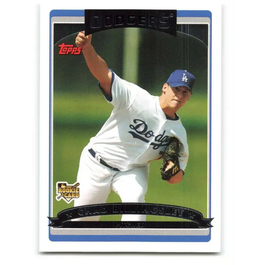 2006 Topps Update #165 Chad Billingsley EX Excellent RC Rookie Los Angeles Dodgers Baseball Card