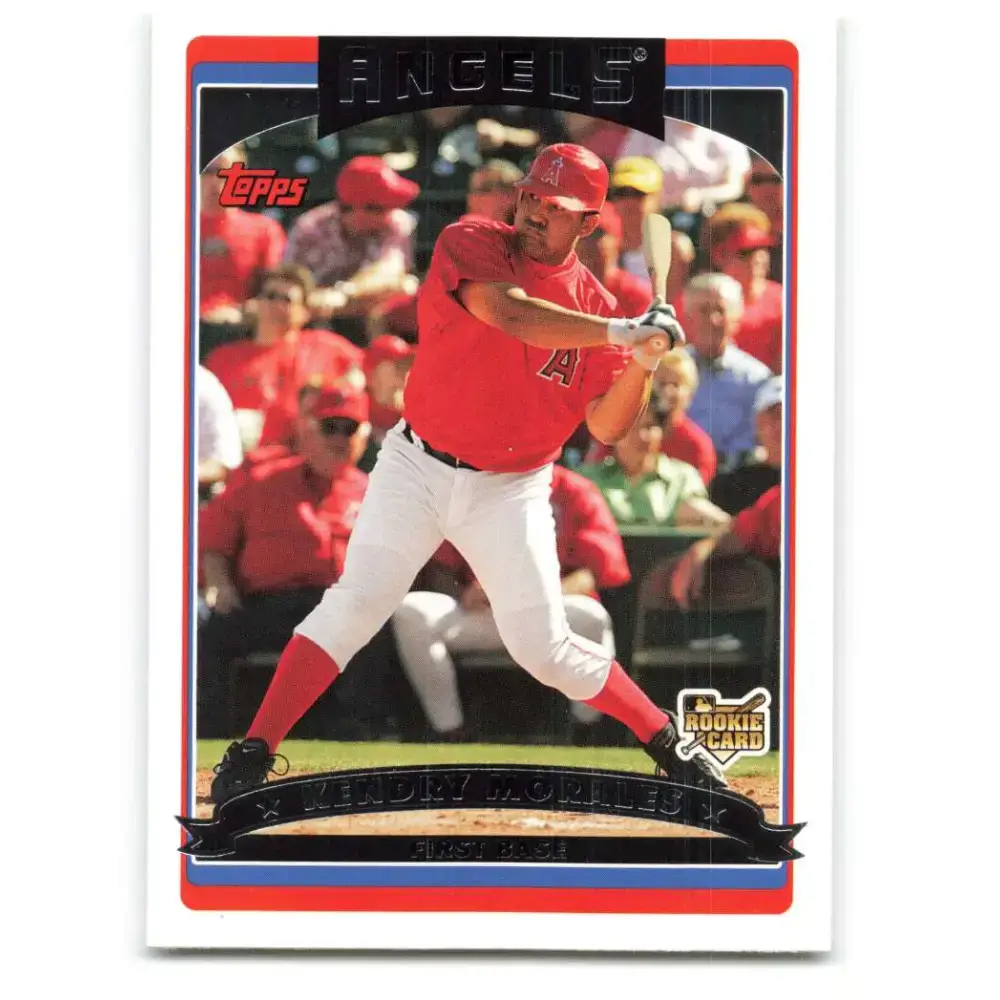 2006 Topps Update #166 Kendry Morales EX Excellent RC Rookie Los Angeles Angels Baseball Card