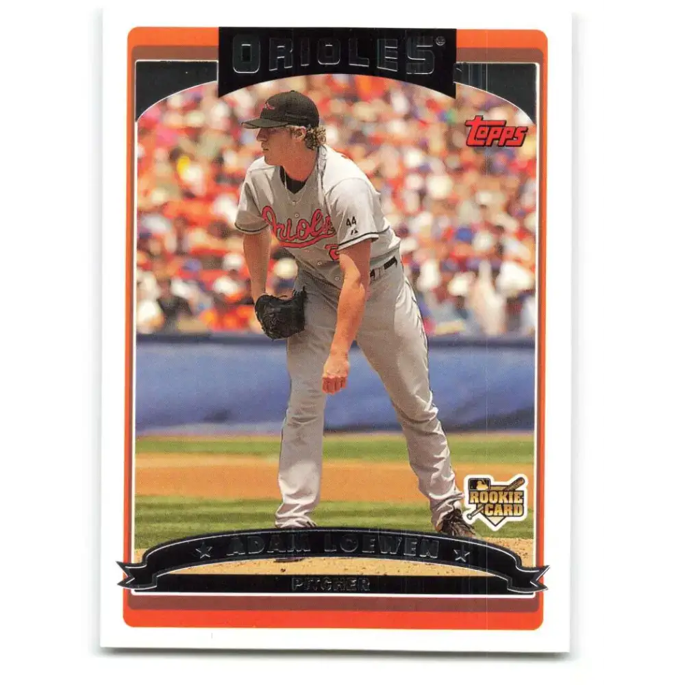 2006 Topps Update #167 Adam Loewen EX Excellent RC Rookie Baltimore Orioles Baseball Card - Baseball Card Single