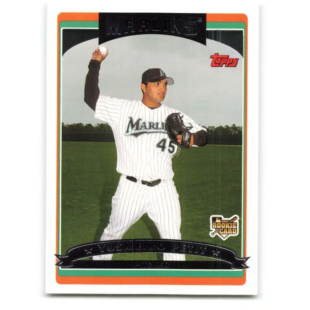 2006 Topps Update #168 Yusmeiro Petit EX Excellent RC Rookie Florida Marlins Baseball Card - Baseball Card Single