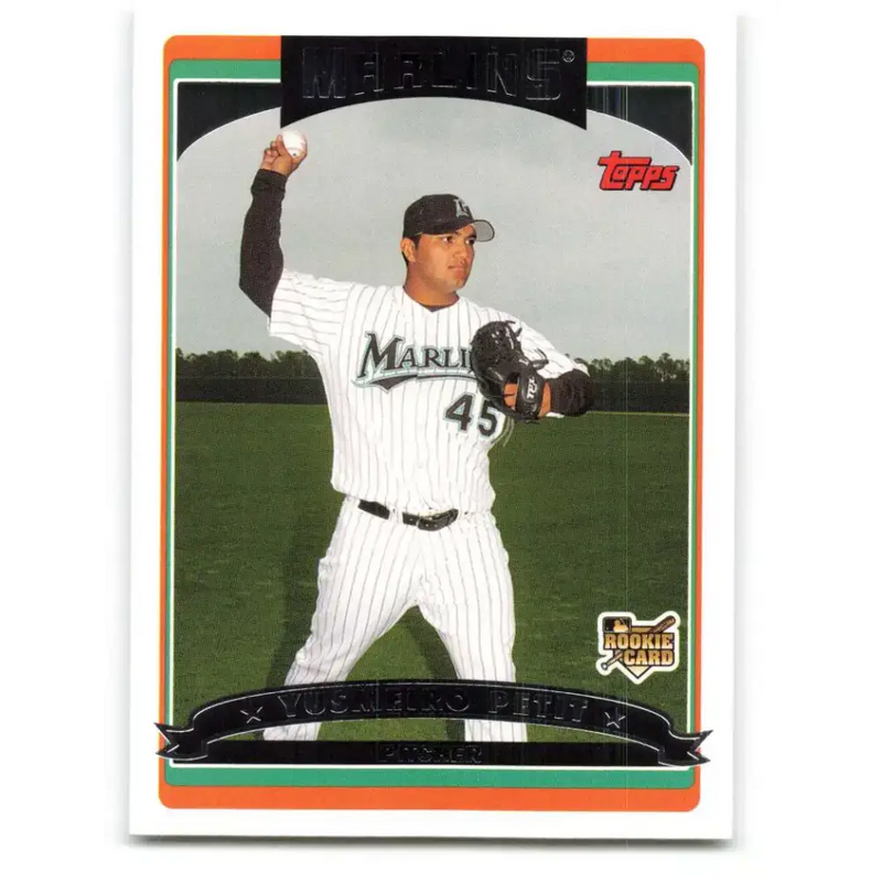 2006 Topps Update #168 Yusmeiro Petit EX Excellent RC Rookie Florida Marlins Baseball Card - Baseball Card Single