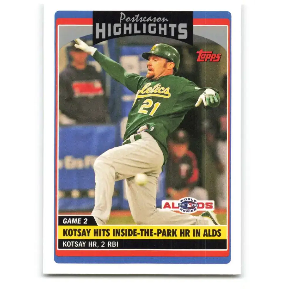 2006 Topps Update #182 Mark Kotsay EX Excellent Oakland Athletics Baseball Card - Baseball Card Single