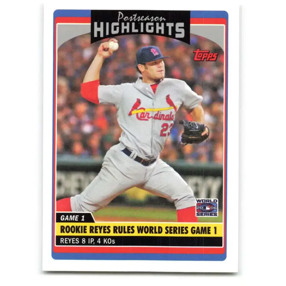 2006 Topps Update #198 Anthony Reyes EX Excellent St. Louis Cardinals Baseball Card - Baseball Card Single