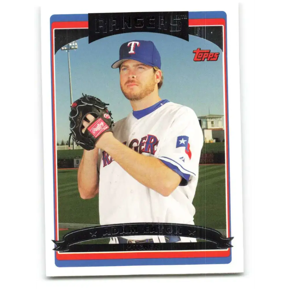 2006 Topps Update #2 Adam Eaton EX Excellent Texas Rangers Baseball Card - Baseball Card Single
