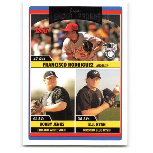 2006 Topps Update #209 B.J. Ryan/Bobby Jenks/Francisco Rodriguez EX Excellent Chicago White Sox Baseball Card