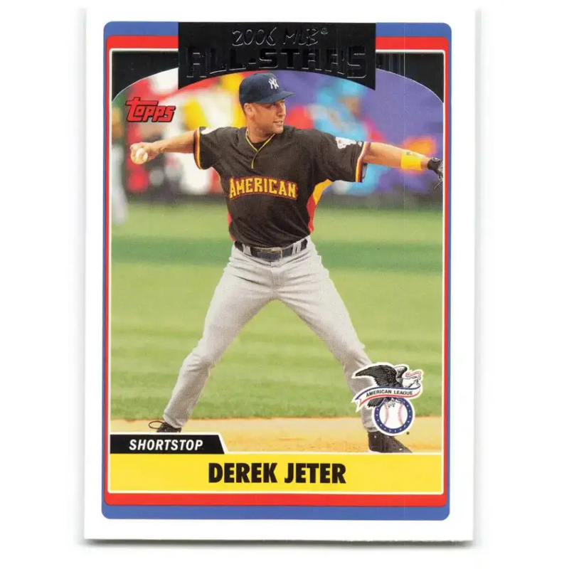 2006 Topps Update #219 Derek Jeter EX Excellent New York Yankees Baseball Card - Baseball Card Single