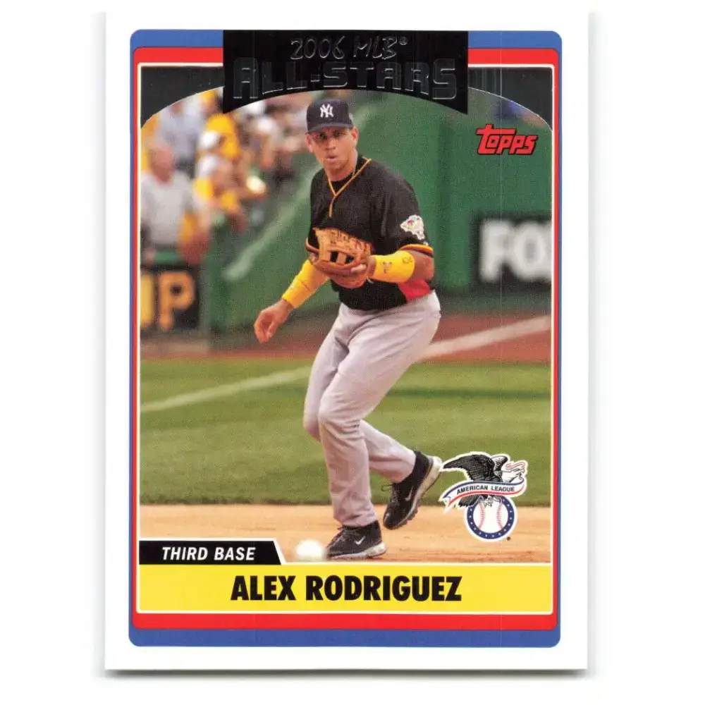 2006 Topps Update #220 Alex Rodriguez EX Excellent New York Yankees Baseball Card - Baseball Card Single