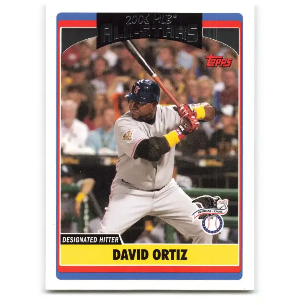 2006 Topps Update #221 David Ortiz EX Excellent Boston Red Sox Baseball Card - Baseball Card Single