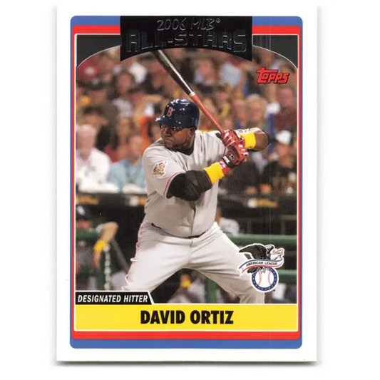 2006 Topps Update #221 David Ortiz EX Excellent Boston Red Sox Baseball Card - Baseball Card Single