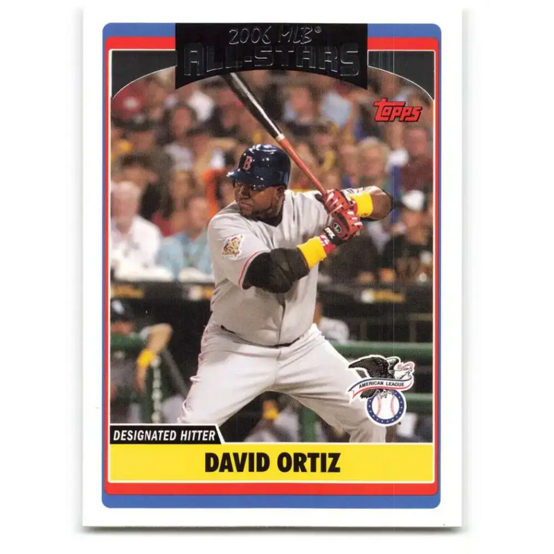2006 Topps Update #221 David Ortiz EX Excellent Boston Red Sox Baseball Card - Baseball Card Single