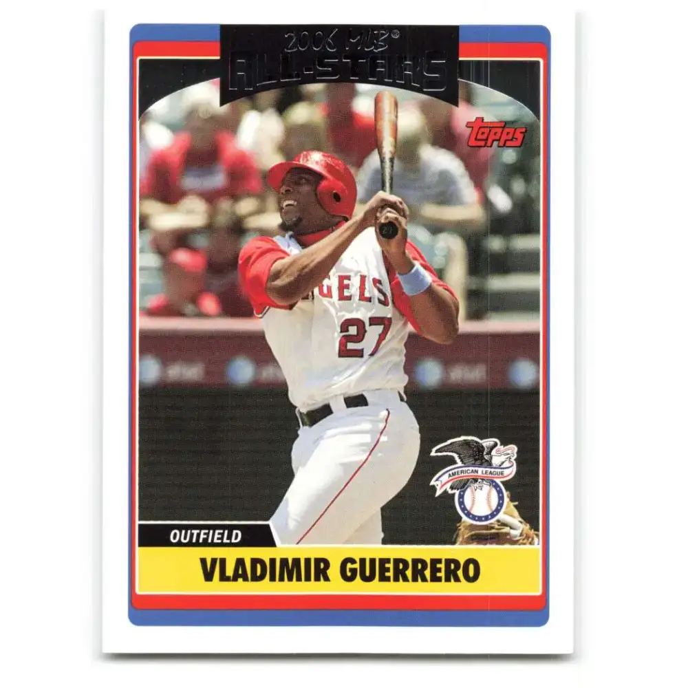 2006 Topps Update #222 Vladimir Guerrero EX Excellent Los Angeles Angels Baseball Card