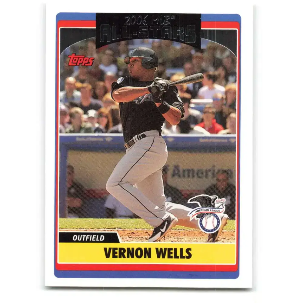 2006 Topps Update #224 Vernon Wells EX Excellent Toronto Blue Jays Baseball Card - Baseball Card Single