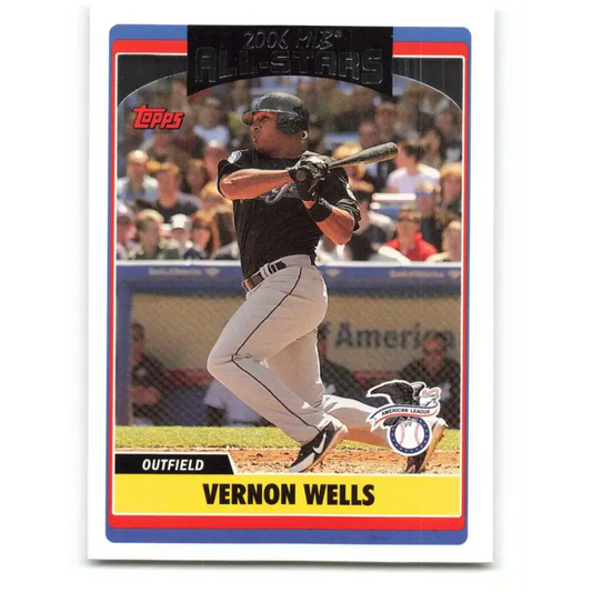 2006 Topps Update #224 Vernon Wells EX Excellent Toronto Blue Jays Baseball Card