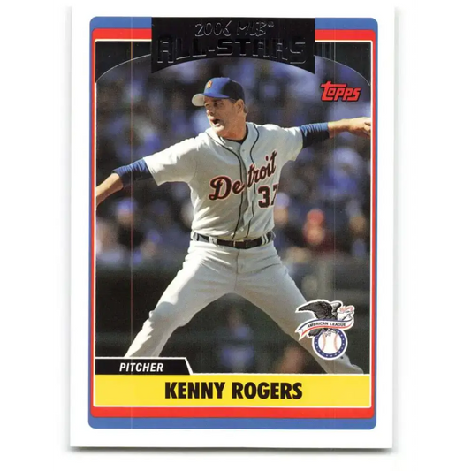 2006 Topps Update #226 Kenny Rogers EX Excellent Detroit Tigers Baseball Card
