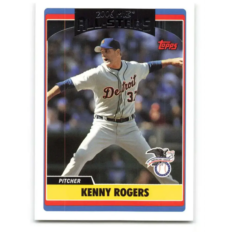 2006 Topps Update #226 Kenny Rogers EX Excellent Detroit Tigers Baseball Card - Baseball Card Single