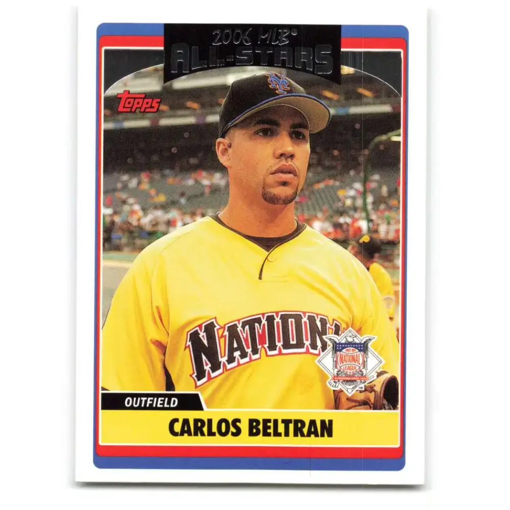 2006 Topps Update #228 Carlos Beltran EX Excellent New York Mets Baseball Card - Baseball Card Single